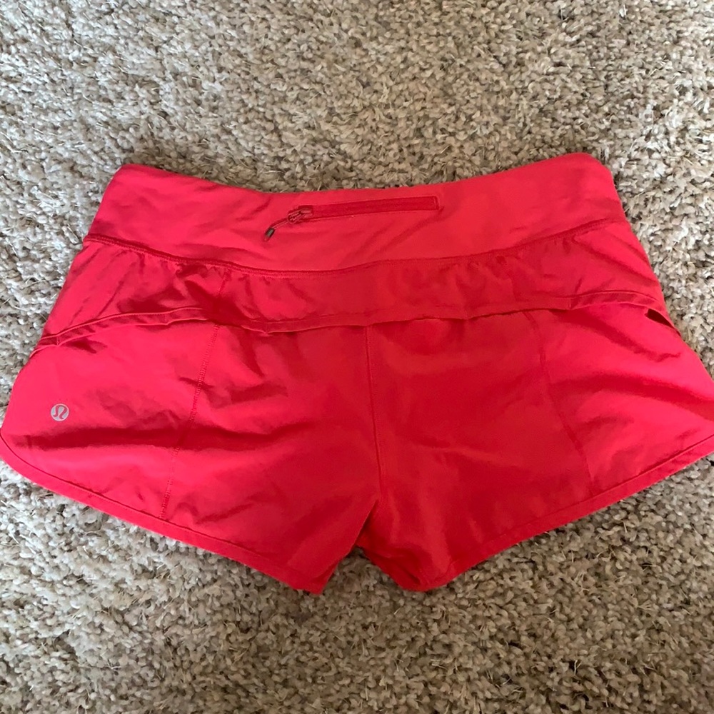 Hot pink Lululemon shorts